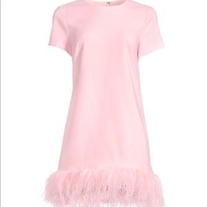 Likely Marullo Ostrich Feather Dress